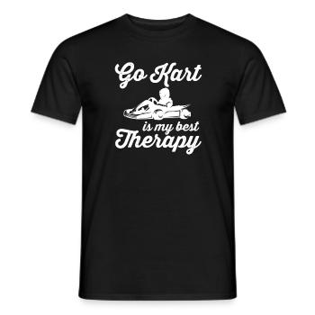 GoKart KartSport Kart Go Kart Go-Kart Course - T-shirt homme - noir - Devant - AI Model Male 178 light (178cm)