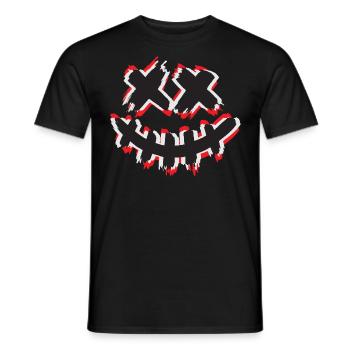 Sourire X - T-shirt homme - noir - Devant - AI Model Male 178 light (178cm)