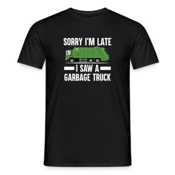 Müllwagen Müllabfuhr Spruch Müllmann - Männer T-Shirt - Schwarz - Vorne - AI Model Male 178 light (178cm)