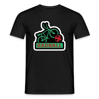 Radball Radballspieler Radballrad Radball - Männer T-Shirt - Schwarz - Vorne - AI Model Male 178 light (178cm)