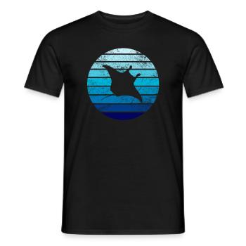 Stingray - Men's T-Shirt - black - Front - AI Model Male 178 light (178cm)