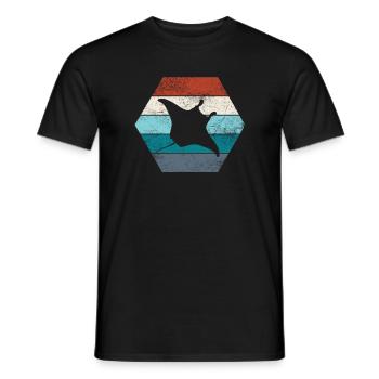 Stingray - Men's T-Shirt - black - Front - AI Model Male 178 light (178cm)