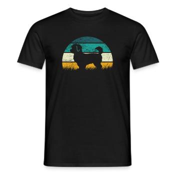 Bollipoo Retro Vintage Coloré - T-shirt homme - noir - Devant - AI Model Male 178 light (178cm)