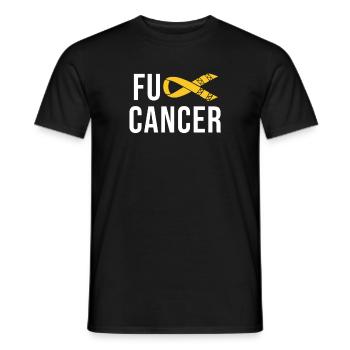 Cancer - Enfance - T-shirt homme - noir - Devant - AI Model Male 178 light (178cm)