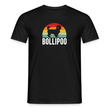 Bollipoo Chien Race De Chien Cadeau Chien Bollipoo - T-shirt homme - noir - Devant - AI Model Male 178 light (178cm)