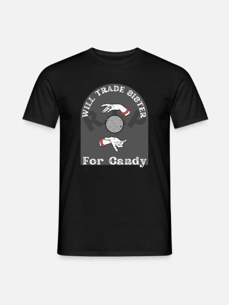 Halloween Candy - Männer T-Shirt - Schwarz