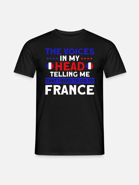 French Flag French Roots Gift - Men's T-Shirt - black