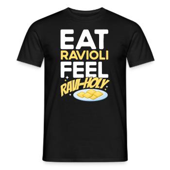 Noodles Noodle Lover Ravioli Cadeau - T-shirt homme - noir - Devant - AI Model Male 178 light (178cm)