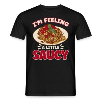 Noodles Noodle Lover Lasagna Spaghetti Gift - Men's T-Shirt - black - Front - AI Model Male 178 light (178cm)