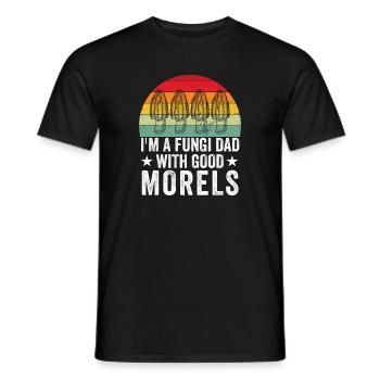 Mushroom Picker Mushrooms Mushroom Finder Mushroom Gift - Men's T-Shirt - black - Front - AI Model Male 178 light (178cm)