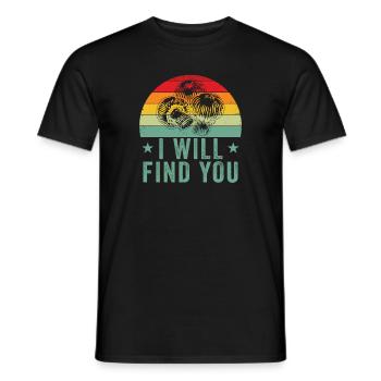 Mushroom Picker Mushroom Finder Gift Idea - Men's T-Shirt - black - Front - AI Model Male 178 light (178cm)
