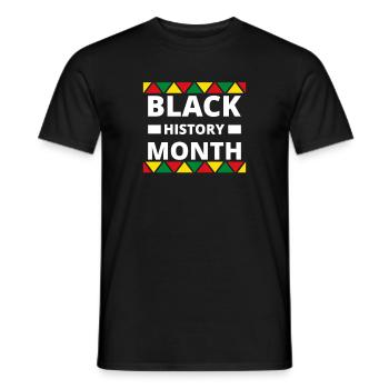 Histoire des Noirs - T-shirt homme - noir - Devant - AI Model Male 178 light (178cm)