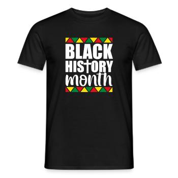 Black History Month Black History American Africa - Männer T-Shirt - Schwarz - Vorne - AI Model Male 178 light (178cm)