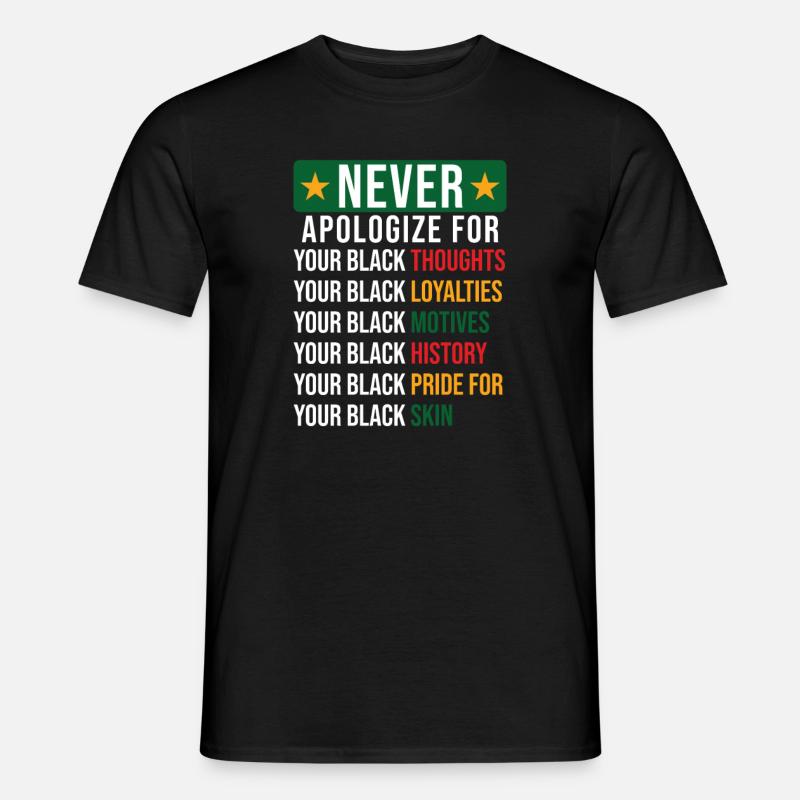 Black History - Männer T-Shirt - Schwarz