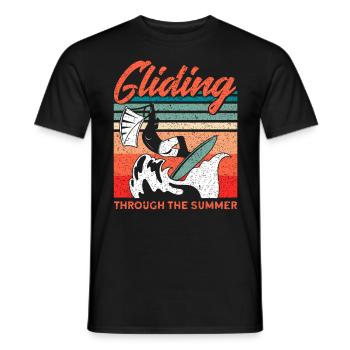 Kiteboarder Kitesurfer Kiten Kiteboard Geschenk - Männer T-Shirt - Schwarz - Vorne - AI Model Male 178 light (178cm)