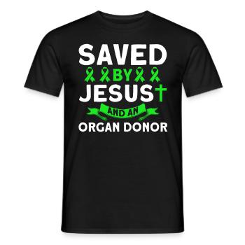 Transplantiert Organtransplantation Operation - Männer T-Shirt - Schwarz - Vorne - AI Model Male 178 light (178cm)