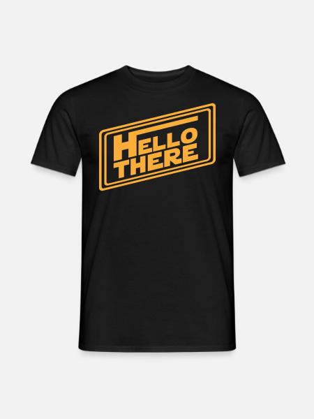 Hello There - Men's T-Shirt - black