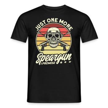 Speerfischen Freitaucher Speerfischer Fischer - Männer T-Shirt - Schwarz - Vorne - AI Model Male 178 light (178cm)