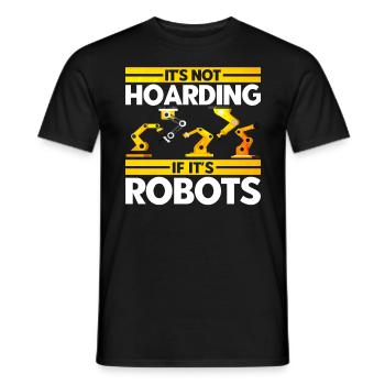 Robotics Robotics Engineer Robot Gift - Men's T-Shirt - black - Front - AI Model Male 178 light (178cm)