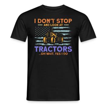 Farmer Farm Agriculture Gift - Men's T-Shirt - black - Front - AI Model Male 178 light (178cm)