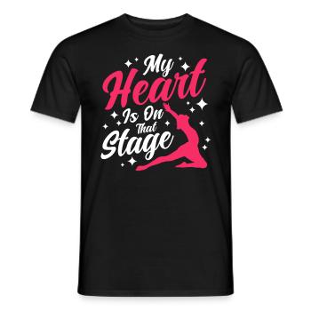 Ballet Dance Ballerina Ballet Dance Gift - Men's T-Shirt - black - Front - AI Model Male 178 light (178cm)