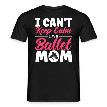 Ballet Dance Ballerina Ballet Girl Gift - Men's T-Shirt - black - Front - AI Model Male 178 light (178cm)