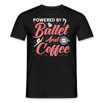 Ballet Dancer Ballet Dance Ballet Girls - Men's T-Shirt - black - Front - AI Model Male 178 light (178cm)