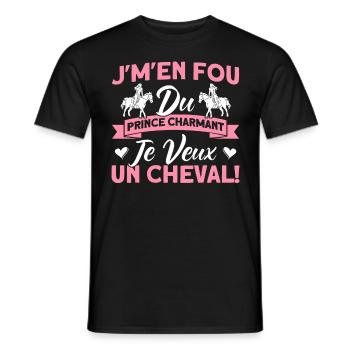 Pferde Reiter Reiten Geschenk - Männer T-Shirt - Schwarz - Vorne - AI Model Male 178 light (178cm)