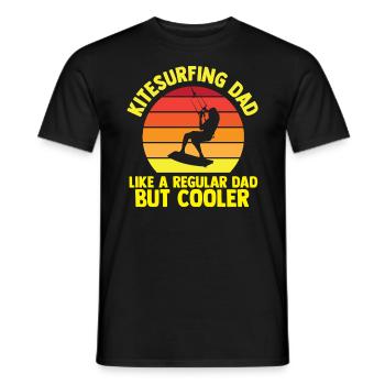 Kite Kitesurfen Kiteboard - Männer T-Shirt - Schwarz - Vorne - AI Model Male 178 light (178cm)