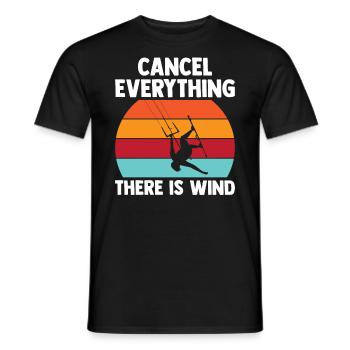 Kitesurfer Kitesurfing Kiteboard Kiter Kiten Bar - Men's T-Shirt - black - Front - AI Model Male 178 light (178cm)