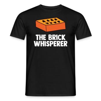 Maurer Maurermeister Mauerwerk Bricklayer Mason - Männer T-Shirt - Schwarz - Vorne - AI Model Male 178 light (178cm)
