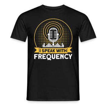 Morse code send Amateur radio Amateur radio Gesche - Men's T-Shirt - black - Front - AI Model Male 178 light (178cm)