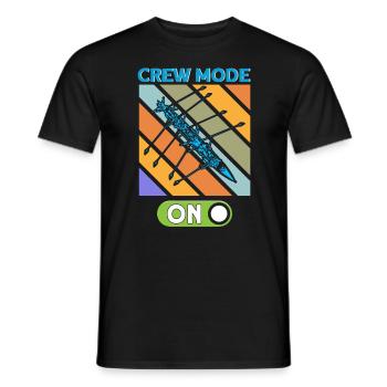 Rudermannschaft Ruderer Mannschaft Ruderer Geschen - Männer T-Shirt - Schwarz - Vorne - AI Model Male 178 light (178cm)