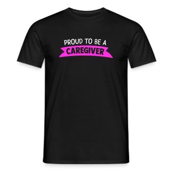 Geriatric Nurse Gift Carer - Men's T-Shirt - black - Front - AI Model Male 178 light (178cm)