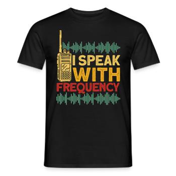 Diffusion en code Morse radioamateur radio amateur Gehe - T-shirt homme - noir - Devant - AI Model Male 178 light (178cm)