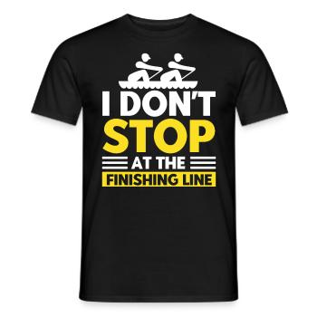 Rowers Rowing Team Rowing Gift - Men's T-Shirt - black - Front - AI Model Male 178 light (178cm)