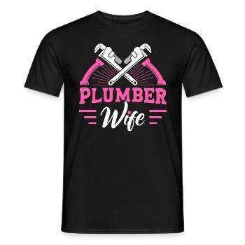 Plombier Plombiers Cadeaux - T-shirt homme - noir - Devant - AI Model Male 178 light (178cm)