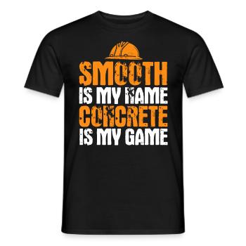 Chantier de chantier Béton Constructeur Travailleur de la construction Cadeau - T-shirt homme - noir - Devant - AI Model Male 178 light (178cm)