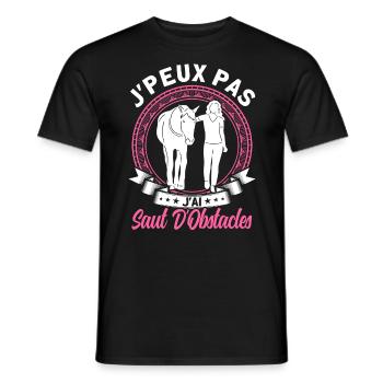 Pferde Reiter Pferd Geschenk - Männer T-Shirt - Schwarz - Vorne - AI Model Male 178 light (178cm)