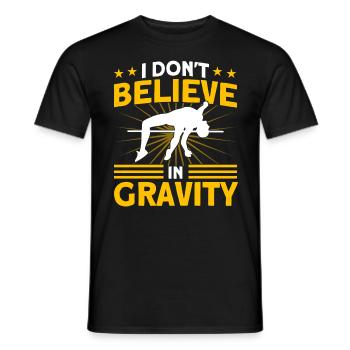 Stabhochsprung Leichtathletik Springen Geschenk - Männer T-Shirt - Schwarz - Vorne - AI Model Male 178 light (178cm)