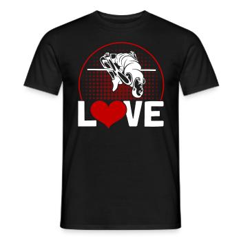 Saut à la perche Saut à la perche Cadeau - T-shirt homme - noir - Devant - AI Model Male 178 light (178cm)