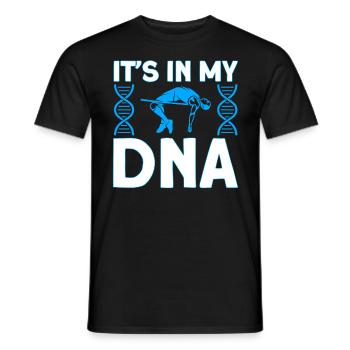 Springen Stabhochsprung Leichtathletik Geschenk - Männer T-Shirt - Schwarz - Vorne - AI Model Male 178 light (178cm)