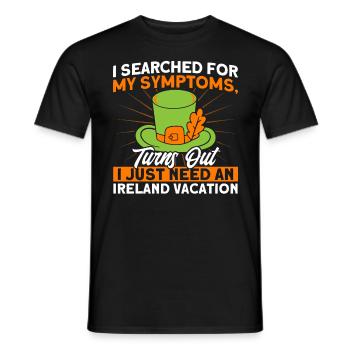 Ireland Irish Irish Roots Gift - Men's T-Shirt - black - Front - AI Model Male 178 light (178cm)