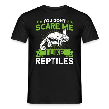 Snake Reptiles Reptiles Reptile Lovers Cadeau - T-shirt homme - noir - Devant - AI Model Male 178 light (178cm)