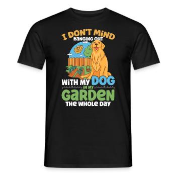 Hobby Gardener Chiens Jardinage Cadeau - T-shirt homme - noir - Devant - AI Model Male 178 light (178cm)
