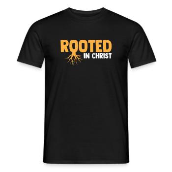 God Jesus Christ Faith Church Bible - Men's T-Shirt - black - Front - AI Model Male 178 light (178cm)