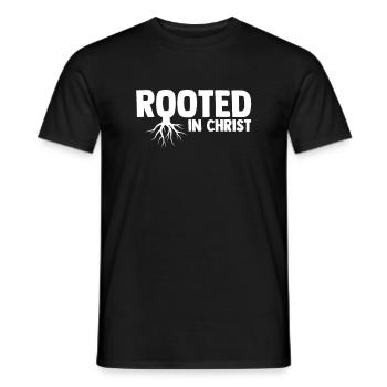 Christianisme Chrétiens Foi Églises Christ Bible - T-shirt homme - noir - Devant - AI Model Male 178 light (178cm)