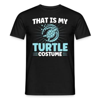Sea turtles Sea turtle Turtle G - Men's T-Shirt - black - Front - AI Model Male 178 light (178cm)