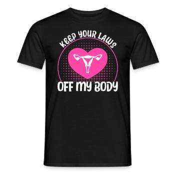 Feminism Feminist Gender Equality - Men's T-Shirt - black - Front - AI Model Male 178 light (178cm)