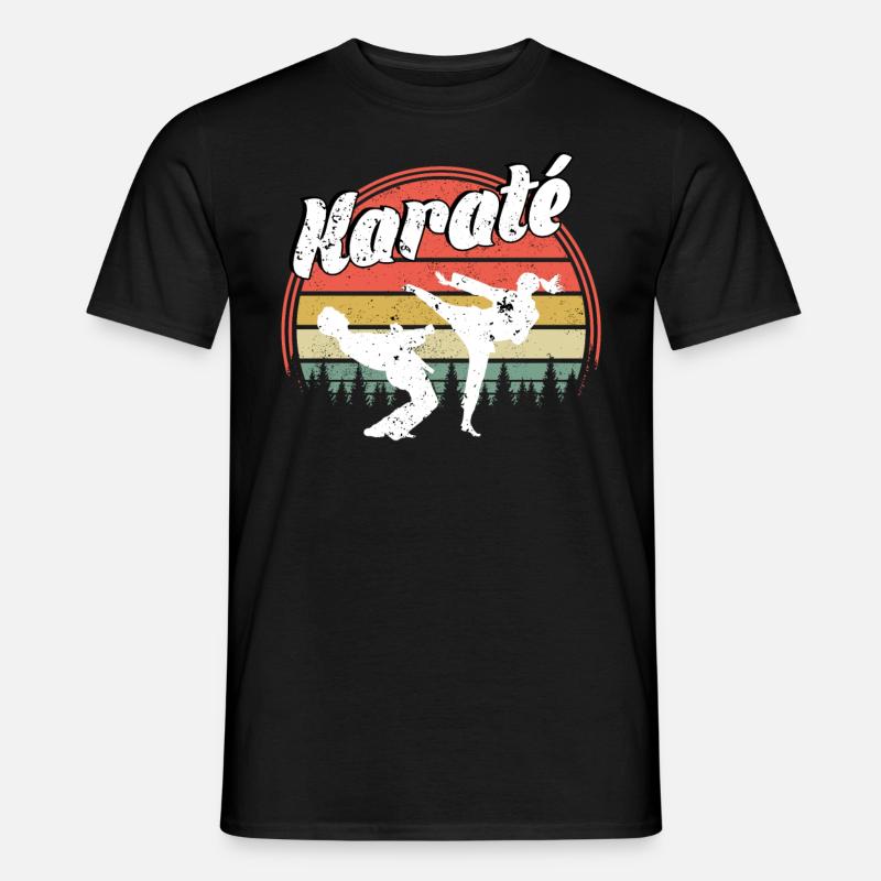 Karate - Männer T-Shirt - Schwarz